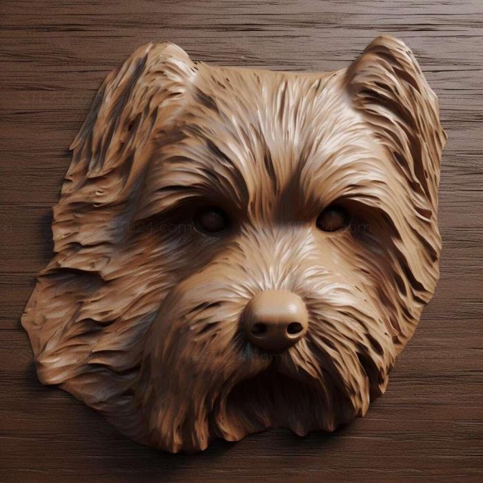 Nature and animals (st Likes dog 4, NATURE_4140) 3D models for cnc